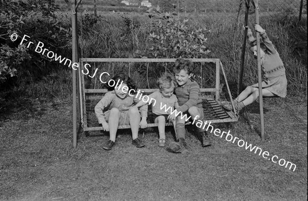 KEHOE CHILDREN ON SWING AT KILLONE